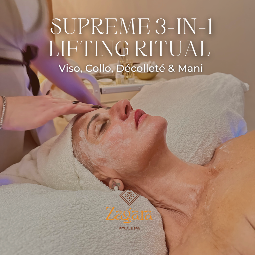 Supreme 3-in-1 Lifting Ritual – Viso, Collo, Décolleté e Mani - Zagara Ritual e spa L'Aquila Abruzzo