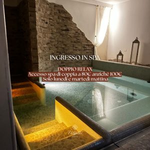 “Doppio Relax” : Accesso spa di coppia a 80€ anziché 100€ | LUN E MART MATTINA - zagara spa l'aquila