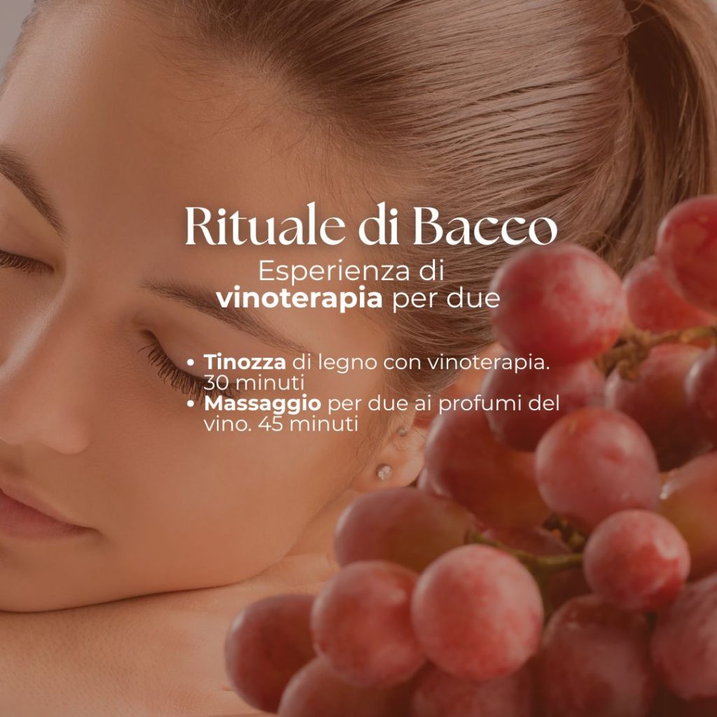 Rituale di Bacco – Esperienza di vinoterapia per due - zagara spa l'aquila