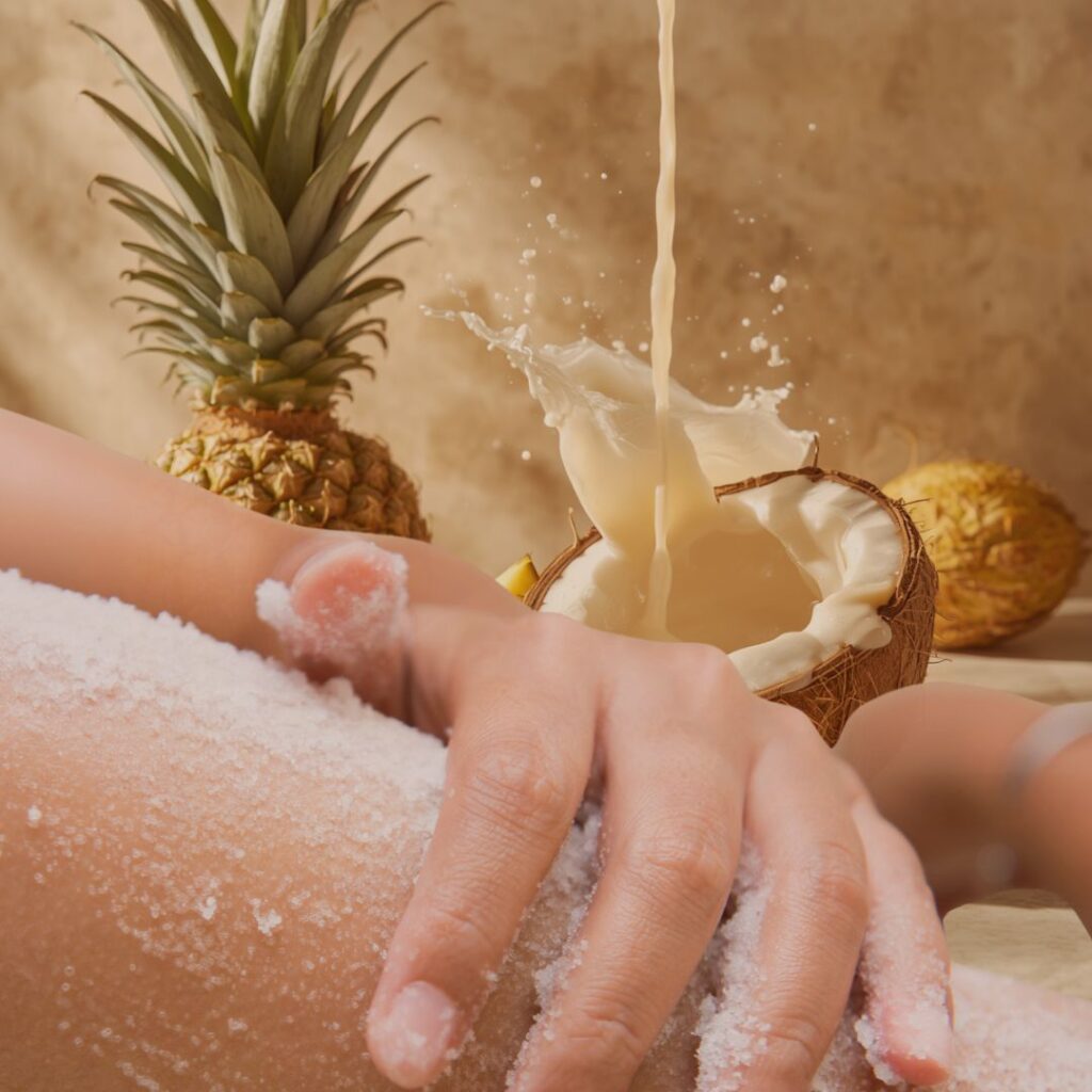 Piña paradise | Rituale ananas e cocco - zagara spa l'aquila