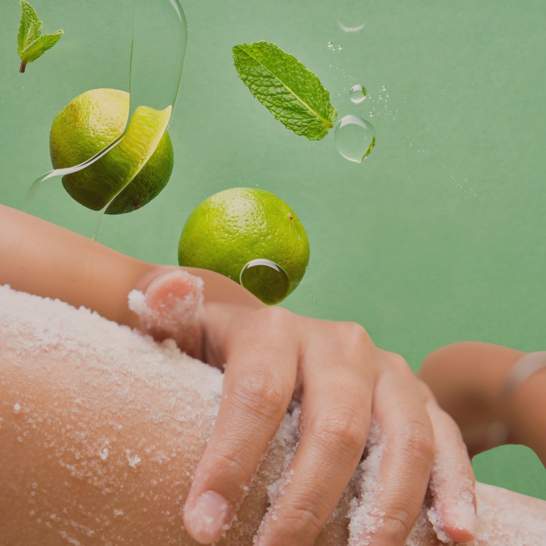 scrub corpo lime e menta con massaggio total body Zagara spa L'Aquila